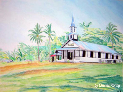 Christian church Lahai Roi in Mansinam island